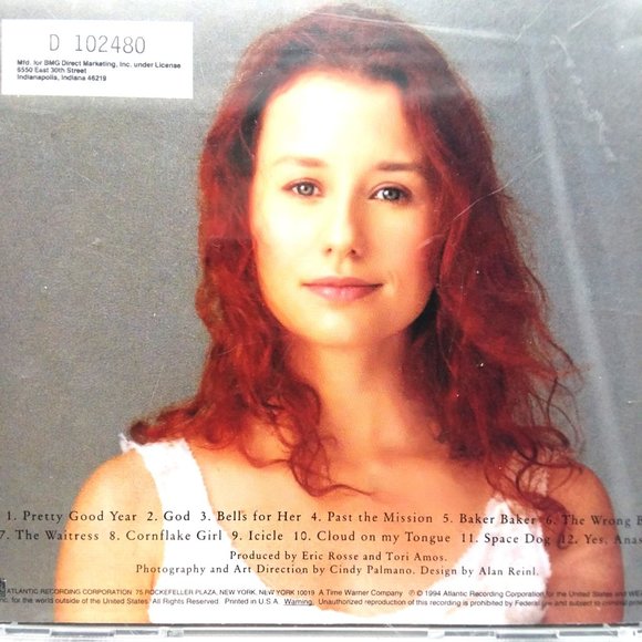 Set/2 Tori Amos CD's Under The Pink 1994 12 tracks CRUCIFY 1992 5 Tracks - Picture 3 of 6